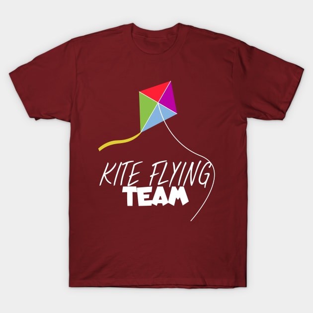 Kite flying team T-Shirt by maxcode